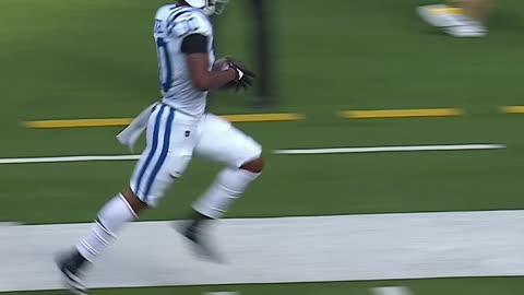 AD Mitchell fumbles would-be TD before scoring