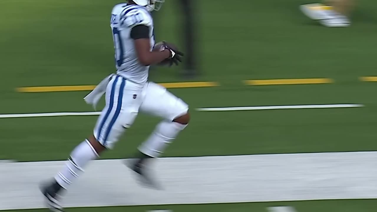 AD Mitchell fumbles would-be TD before scoring