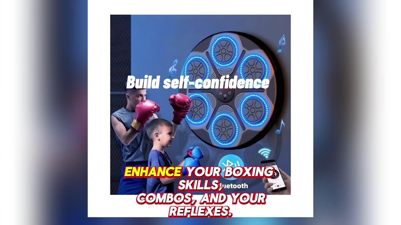 Fun & Fit: Music Boxing Workout Machine #boxingpads #boxingmachine