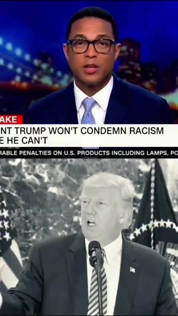 2018. Don Lemon pushes the Fine People Hoax by deceptively cutting off Trump's speech ...