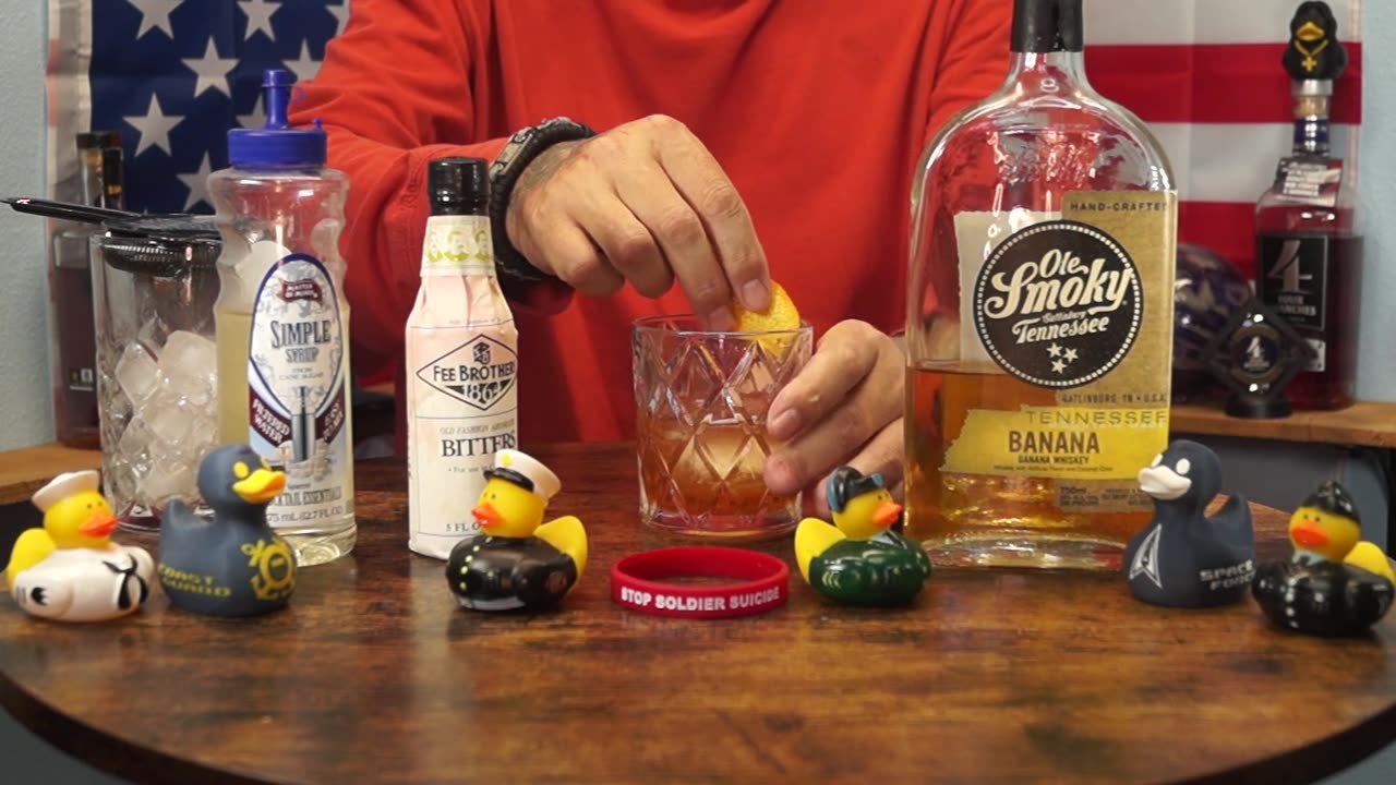 PFC Richard Summers - Ole Smoky Banana Whiskey Old Fashioned