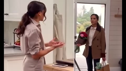 Blooper reel? Meghan posts then quickly deletes behind-the-scenes footage from new Netflix series featuring husband Prince Harry.