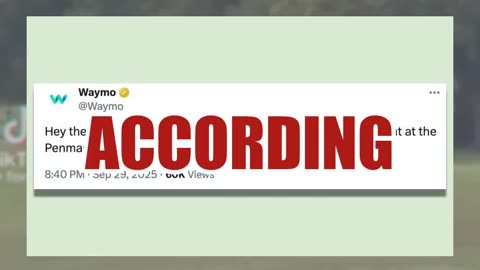 Fact Check: Self-Driving Waymo Car Did NOT Drive Onto A Golf Course -- Human Driver At The Wheel