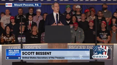 WAR ROOM Episode 4985 Live Coverage From Trump's Rally In Mt. Poco