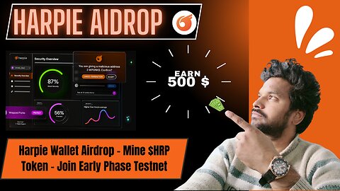 Harpie Wallet Airdrop - Mine $HRP Token & Join the Early Phase Testnet - Crypto Airdrop 2025