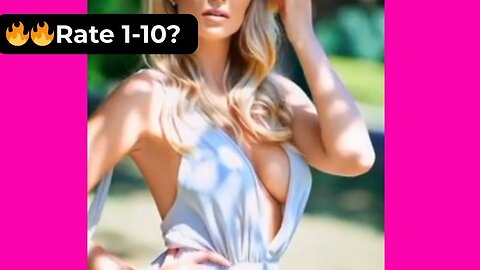 🔥 Rate This White Summer Dress 1-10? | Supermodel Breeze 4K