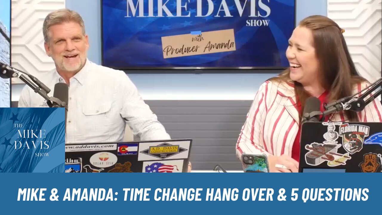 Mike Davis & Producer Amanda are Powering Through Time Change Hangover