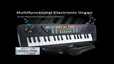 Kids Keyboard Piano 37 Key Portable Electronic Piano for Kids Digital Music Review