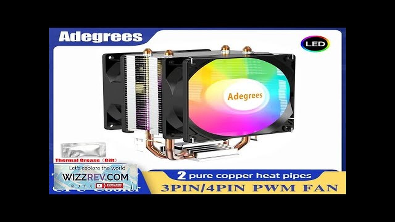 CPU Air Cooler X79 X99 3Pin PWM 4Pin Quiet Processor Cooling Fan Review