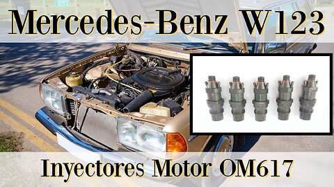 Mercedes Benz W123 - Extracción y montaje de inyectores de motor diésel OM615 OM616 OM617 reparación