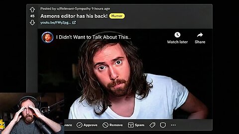 Asmon finds out what his editor posted behind his back