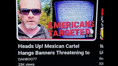 cartels targeting americans now but i think thats what the gov wants