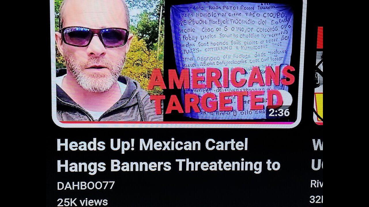 cartels targeting americans now but i think thats what the gov wants