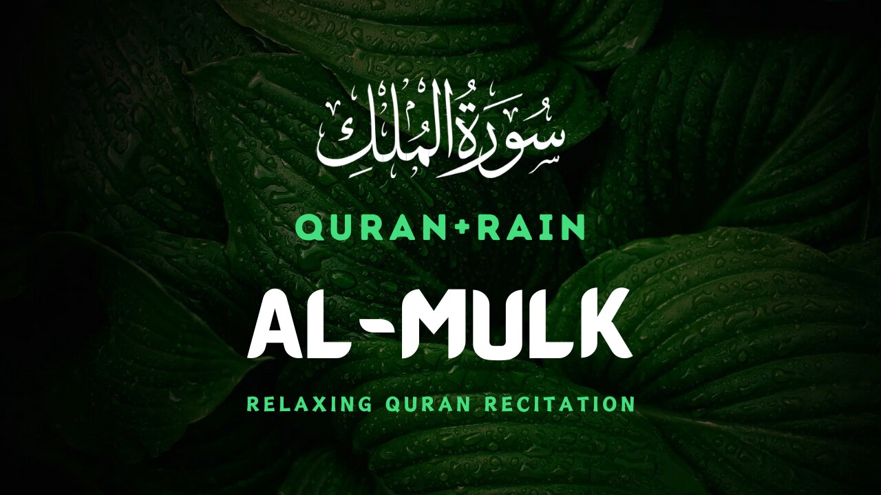 Quran Recitation with Rain | Surah Al-Mulk (سورة الملك) | Omar Hisham Al-Arabi