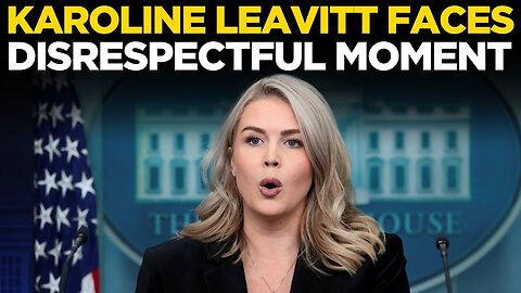 Karoline Leavitt LIVE: Faces DISRESPECTFUL MOMENT with journalists before leaving briefing room