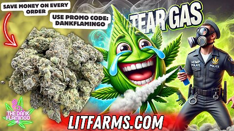 Taking Lit Farm's Tear Gas to the Face! The Dank Flamingo Review!!