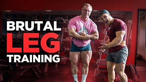 Brutal Leg Day with The Mountain Dog... (Painful)