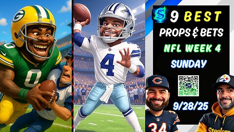 🔥NFL SUNDAY Week 4 Best Bets | Player Prop Picks, Parlays, Predictions FREE Today | PRIZEPICKS