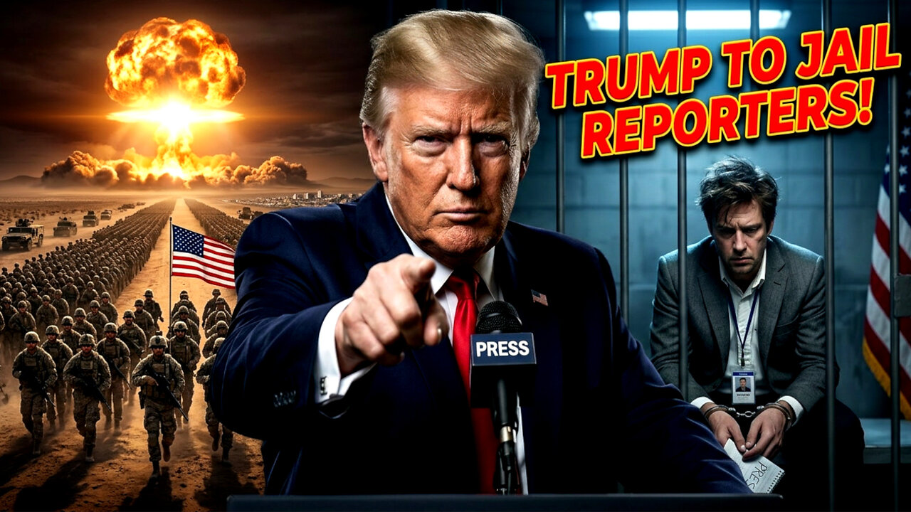Trump To JAIL REPORTERS Over Minor Iran War Leaks
