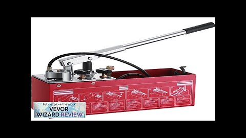 VEVOR Hydraulic Pressure Test Pump 50 Bar Hand Pressure Test Pump 726 Review