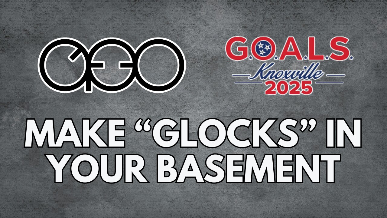 Build "Glocks" at home with a SIG-style FCU | G80 Interview at GOALS 2025