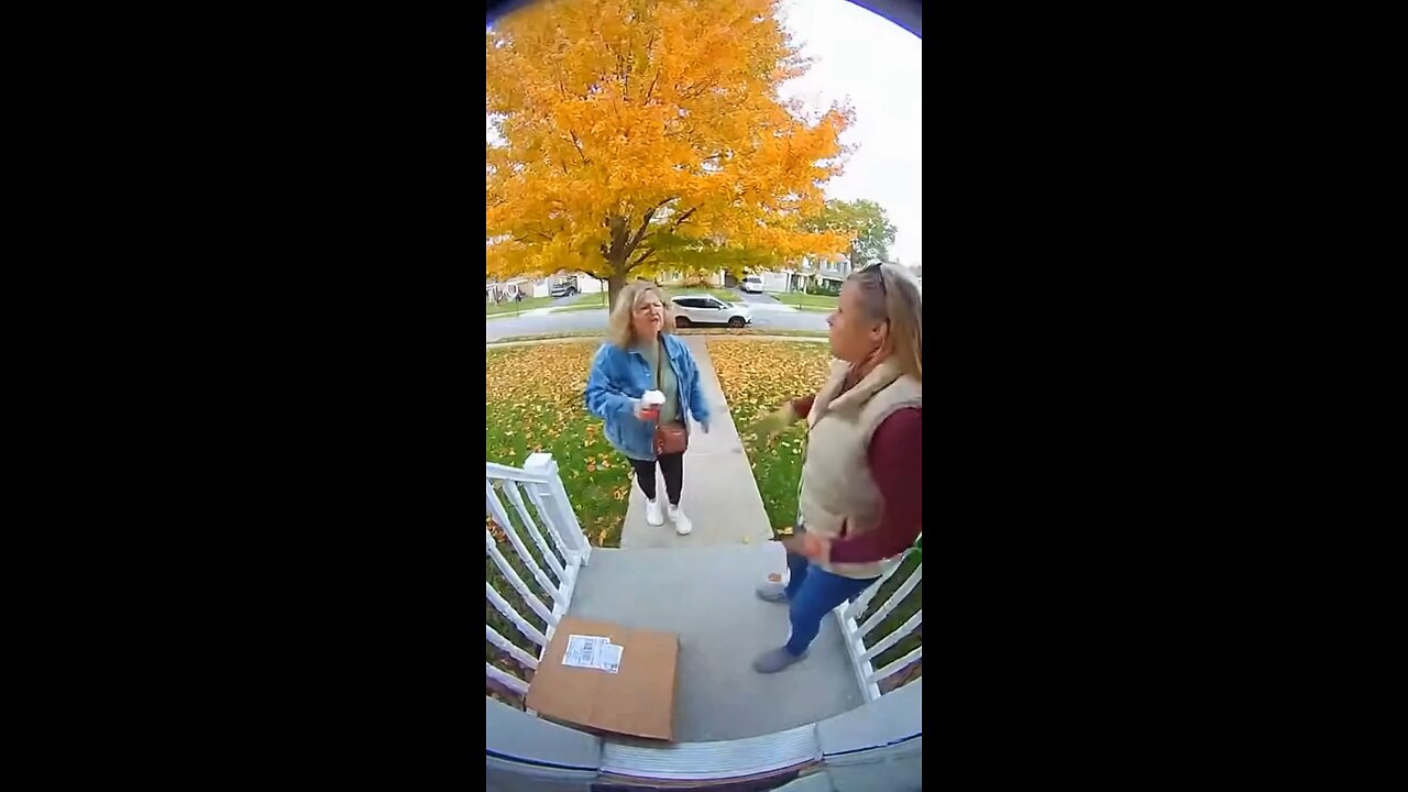 Two Karen’s tackle each other to the ground