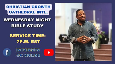 C.G.C. Wednesday Night Bible Study (November 19th 2025)