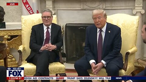 President Trump meets with British PM Starmer