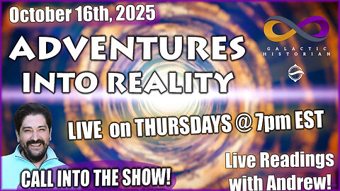 Call into Adventures Into Reality for a live reading with Andrew Bartzis!