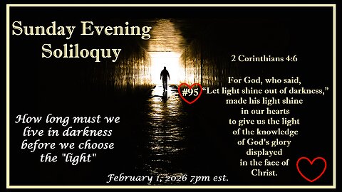 Sunday Evening Soliloquy ~ #95