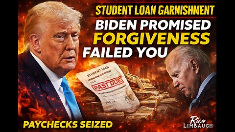 🚨 Mad at Trump for Student Loan Garnishment But Biden PROMISED Cancellation and Played You 🎭💸