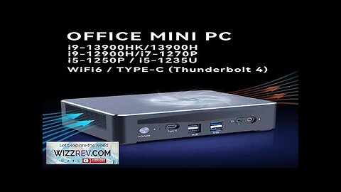 Mini PC Intel i9 13900H 12900H 16GB/32GB RAM 512GB/1TB M.2 NVME SSD Review