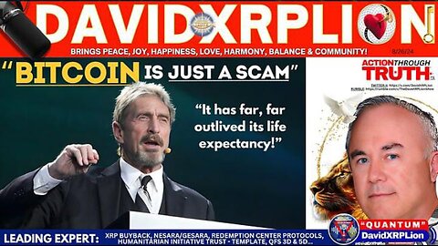 DavidXRPLion JOHN McAFEE BITCOIN HAS FAR OUTLIVED ITS LIFE EXPECTANCY MUST WATCH