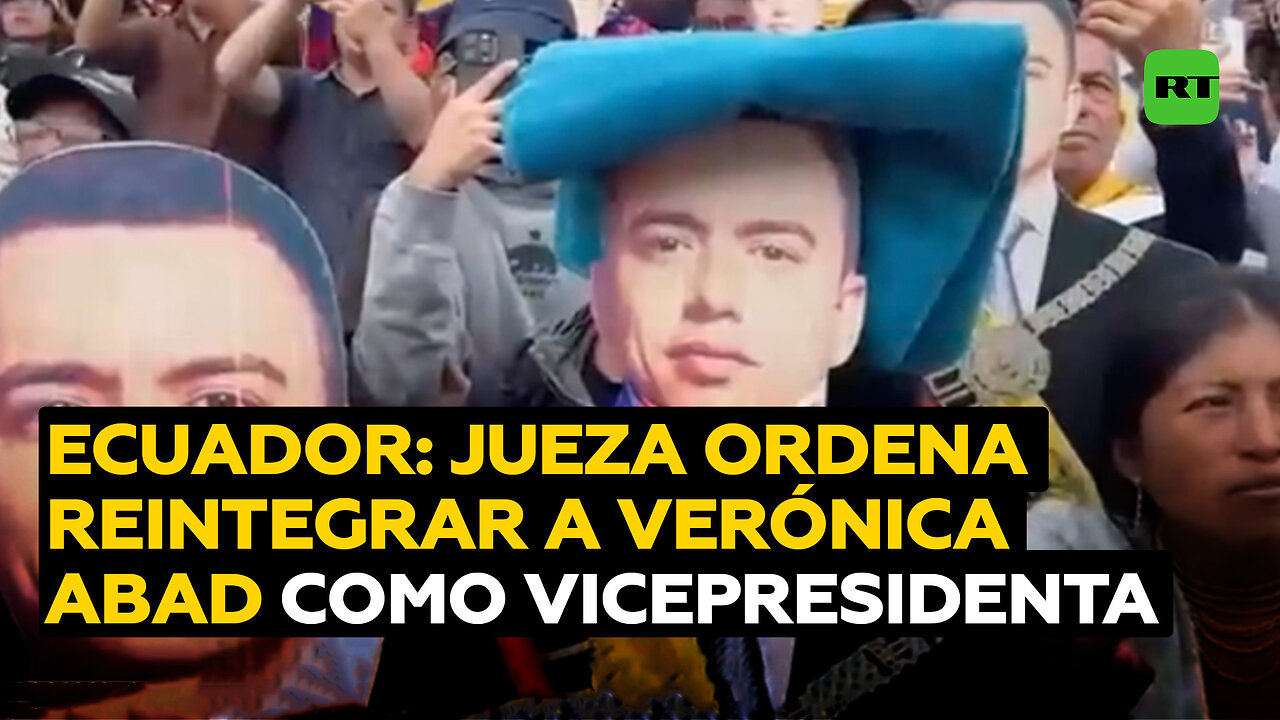 En Ecuador, jueza ordena que Verónica Abad sea reintegrada a su cargo de vicepresidenta