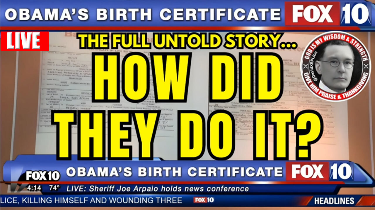 DavidXRPLion Unbelievable FAKE OBAMA BIRTH CERTIFICATE How Did They Do it?