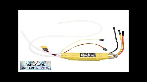 UDIRC UDI022 Tylosaurus RC Boat Spare 120A Brushess ESC 3-4S Water-Cooled Speed Review