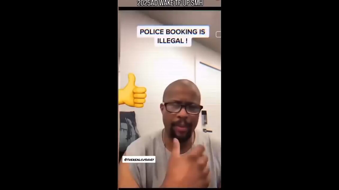 Police Booking Is Illegal