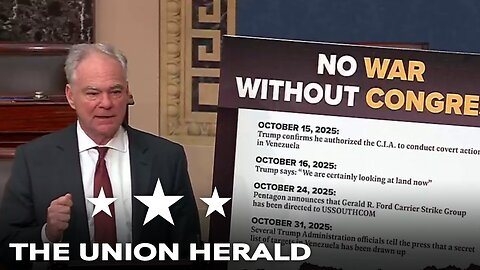 Senator Kaine Delivers Remarks on Legislation to Block Hostilities Against Venezuela