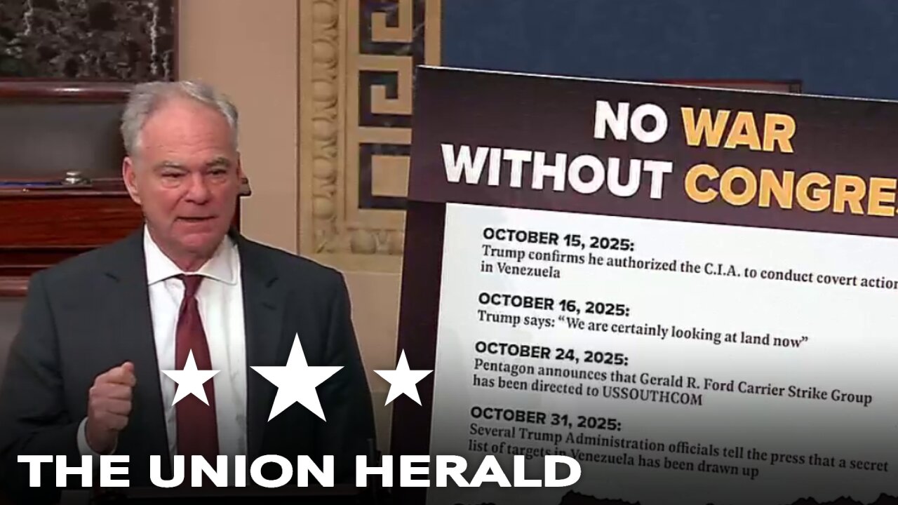 Senator Kaine Delivers Remarks on Legislation to Block Hostilities Against Venezuela