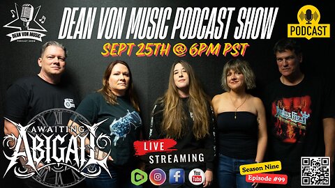 S9|E99 'AWAITING ABIGAIL' LIVE EXCLUSIVE ROCK BAND INTERVIEW