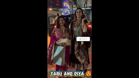 Bollywood Actress Tabu and Diya At Diwali Party 🔥🌹♥️