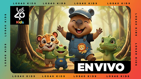 LOS40 Kids 🎶 Música Infantil en Vivo 24 Horas – Canciones para Bailar y Cantar