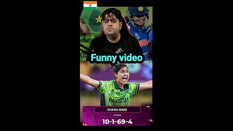 Diana Baig Football player but gets run out in cricket🤡 #dianabaig #pcb #indwvspakw #cwc25 #yt