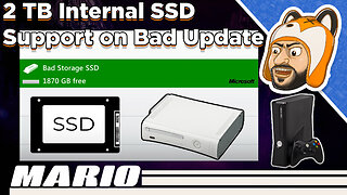 Bad Storage: Internal 2 TB SSD Support on Bad Update for Xbox 360!