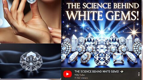 The Science Behind White Gems: What Makes Them Unique?✨💎 #rocks for the spirit #gemstone