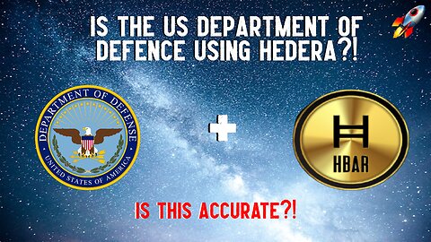 Is The US Department Of Defence USING HEDERA?!