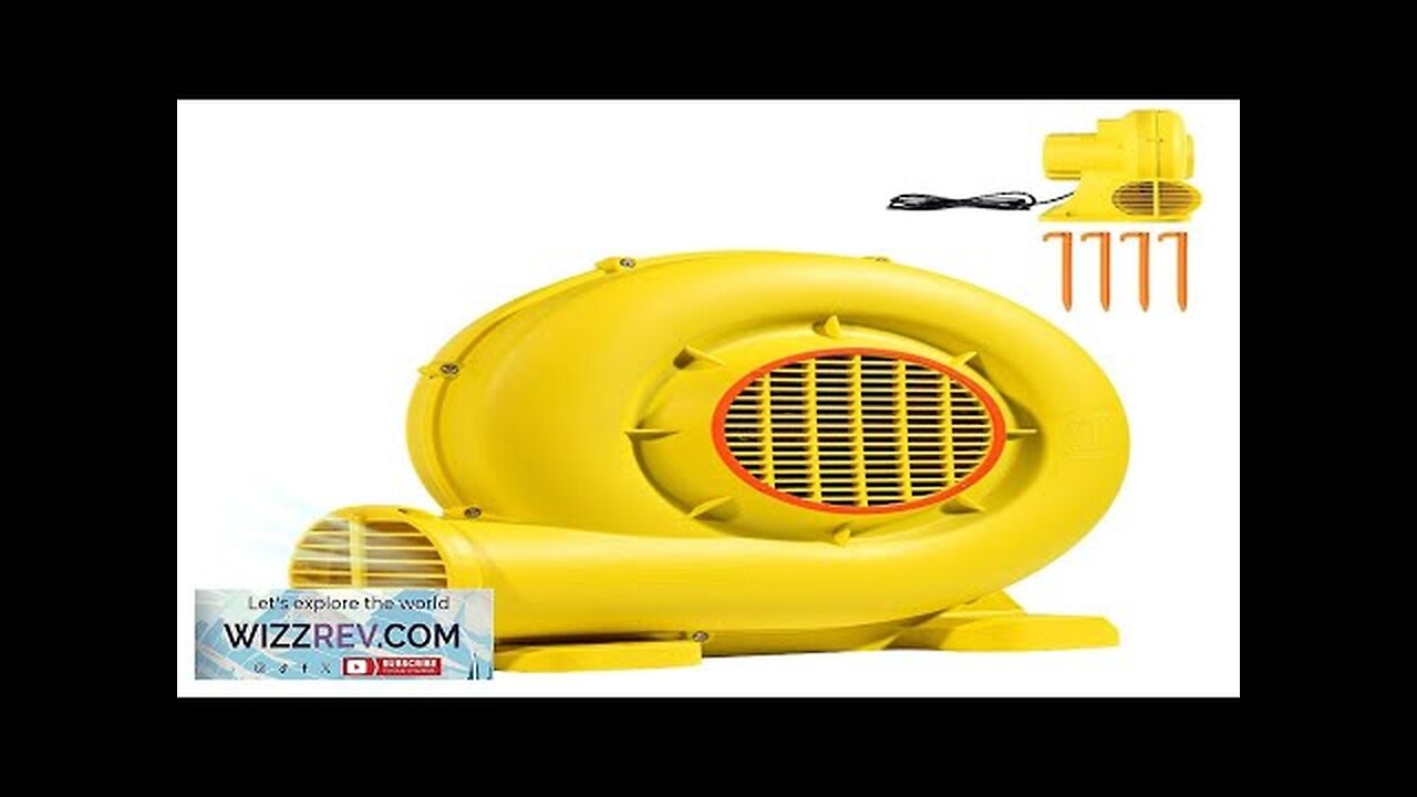 Inflatable Bounce House Blower 0.5&0.6HP 450W for Commercial Bounce House Review