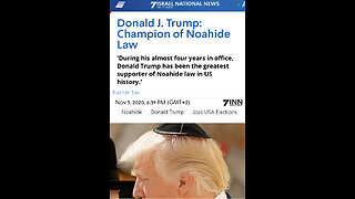 The Gray State - Trump Supports Noahide Law!!!!