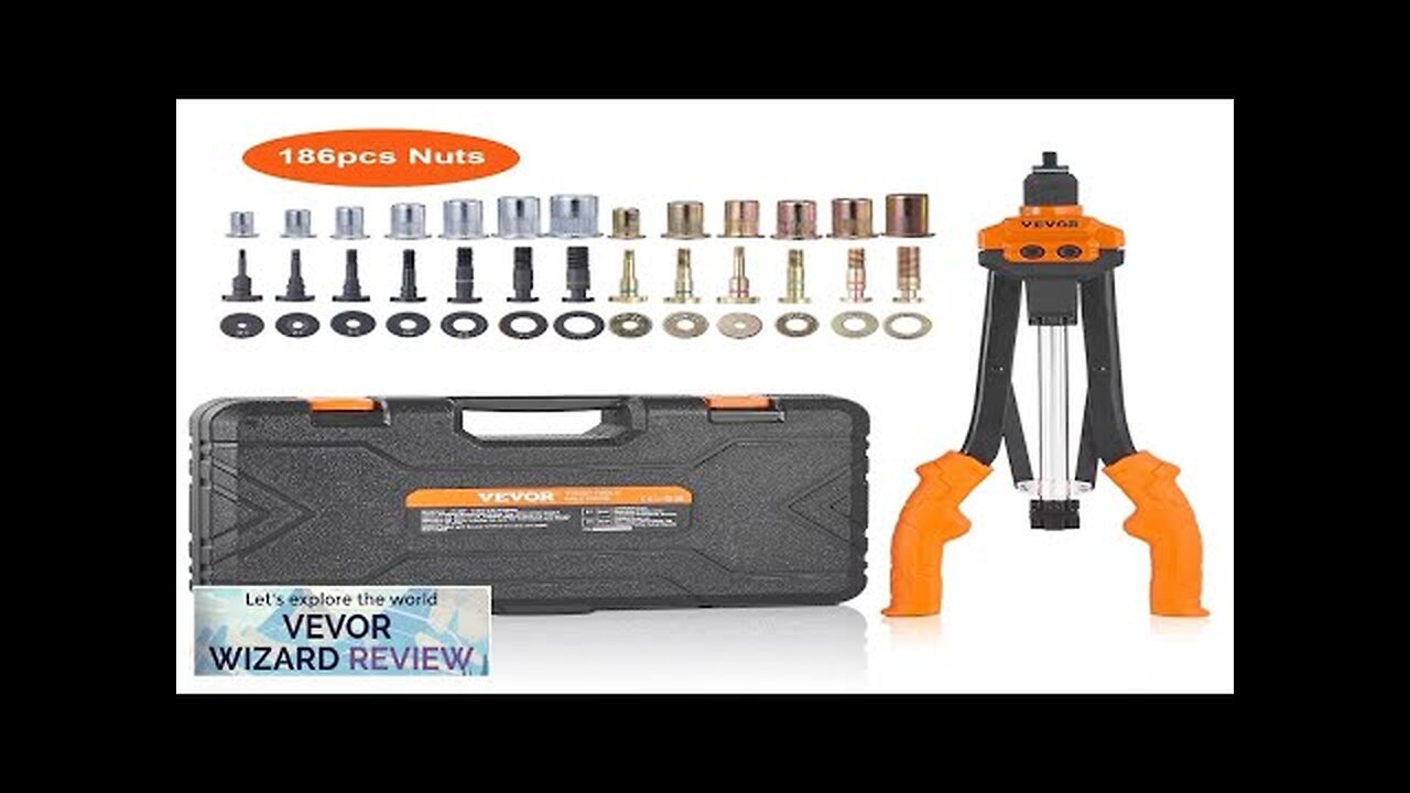 VEVOR Rivet Nut Tool 16 inch Rivnut Tool Kit with 13PCS Metric Review