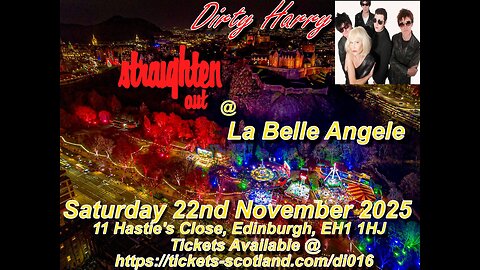 Straighten Out - No More Heroes - La Belle Angele, Edinburgh - 22nd of November 2025